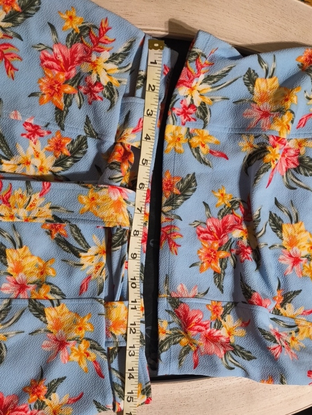 No Boundaries Floral Jumpsuit - Blue and Yellow - Picture 5 of 8